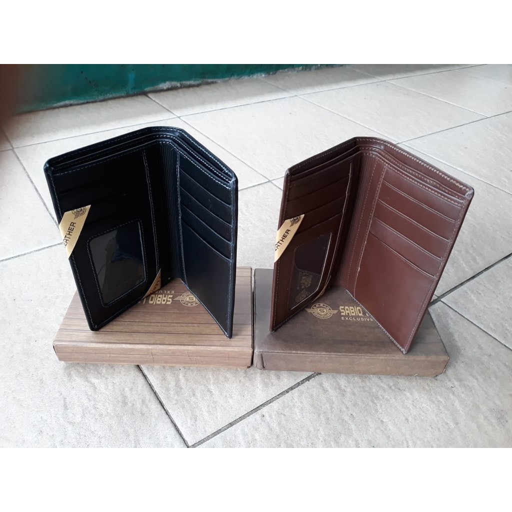 Dompet kulit pria pendek Berdiri ASLI FULL GRaIN kulit sapi ORI vintAge ISHIYA O5G3 DoMPetKULitMURAH