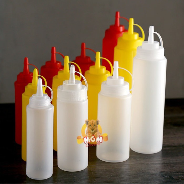 Botol saos mayonaise 12oz botol kecap plastik Botol minyak MED 300ml