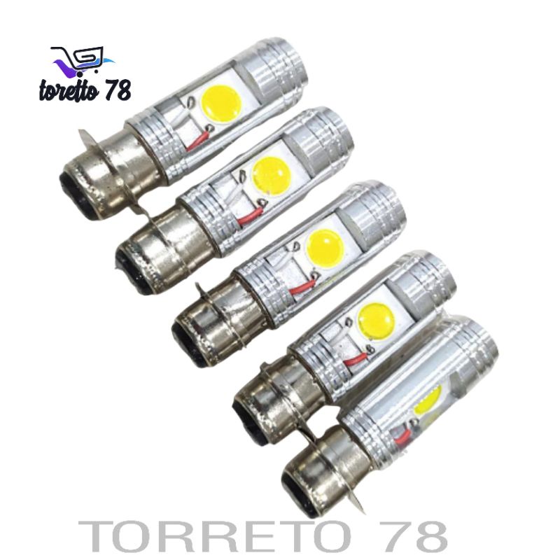 Lampu Utama LED Cree H6 2 Sisi Mata DC Bebek Dan motor matic