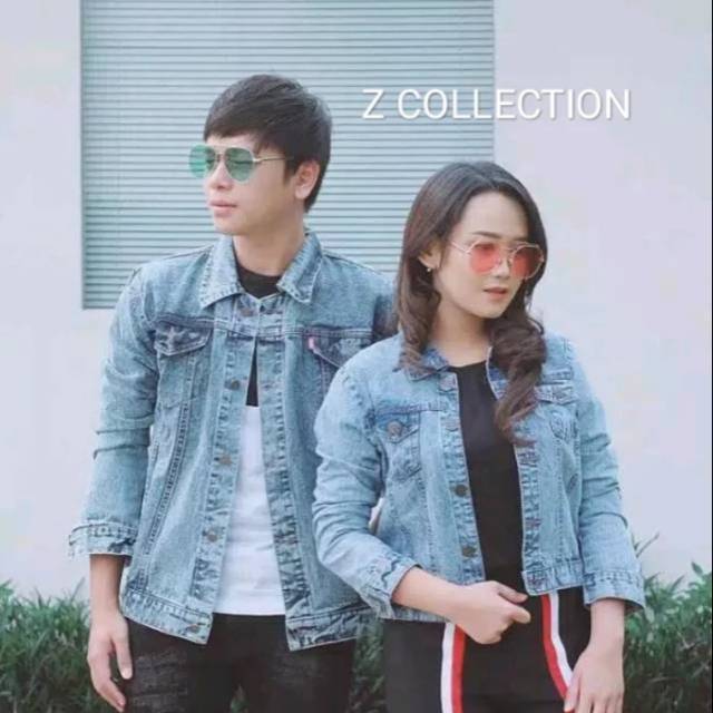 jaket denim couple