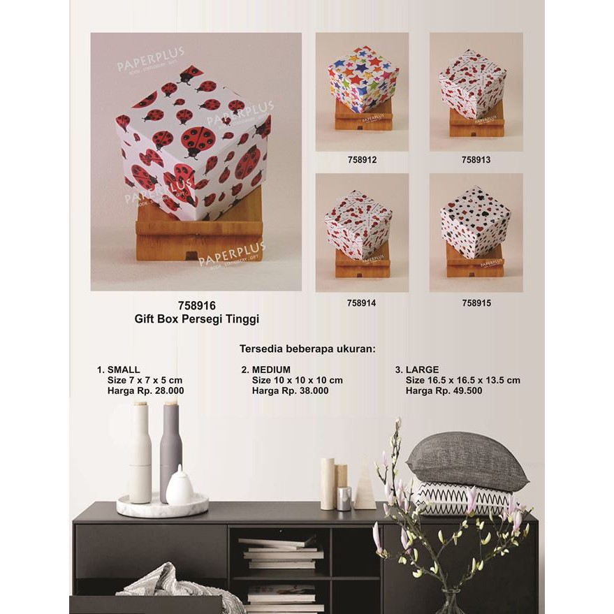 

Kotak kado/Kotak Hadiah/Gift Box Persegi Tinggi_Small_Fancy Kepik
