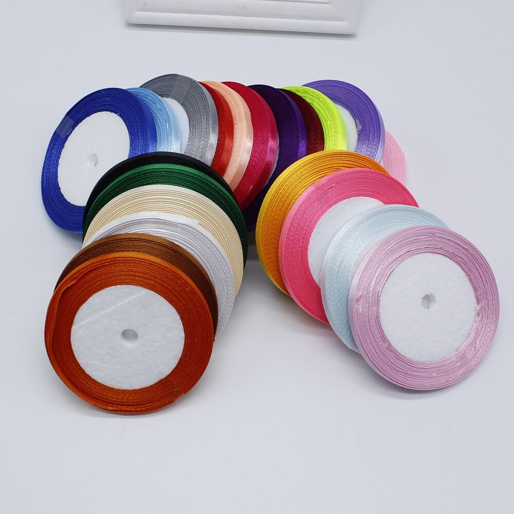 

pita satin 1/4 inc (0,6cm) panjang 25 yard (23m) Brand sakura