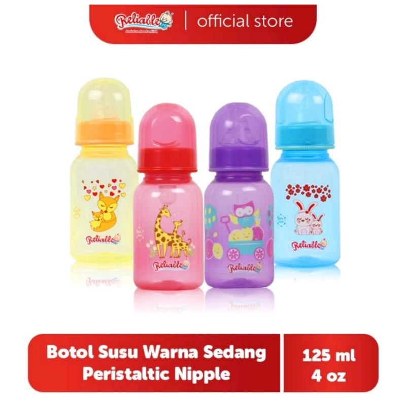 Reliable RBS8872 (60ml) RBS8860 (125ml) Botol Susu Bayi Warna