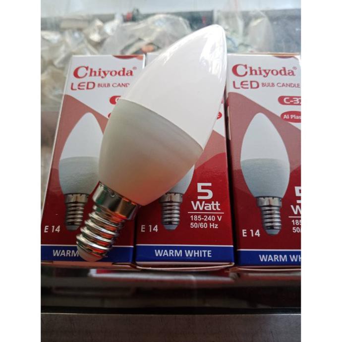 Wow Lampu Candle Led Chiyoda E14 Lampu Jantung Led Chiyoda 5Watt Warmwhite Bergaransi