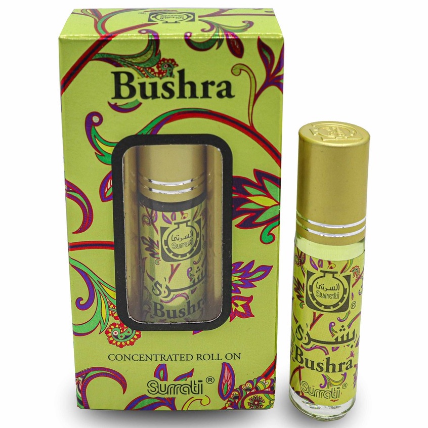 SURRATI BUSHRA ROLL ON 6ML | Parfum Surrati | Non Alkohol |  Surrati Perfumes| Original Product | Surrati Factory Holly Makkah KSA