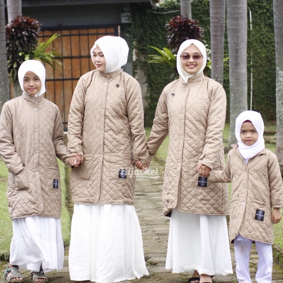 Belva Kids dan Remaja HIJACKET MUSLIMAH BELVA FAMILY ORIGINAL GURANTEED JAKET MUSLIMAH PANJANG BISA COD