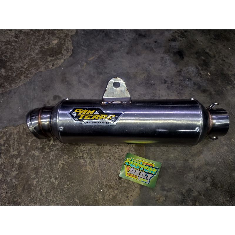 Kenalpot knalpot racing fantera jigsaw universal motor bebek cb gl mp tiger scorpio slenser silinser