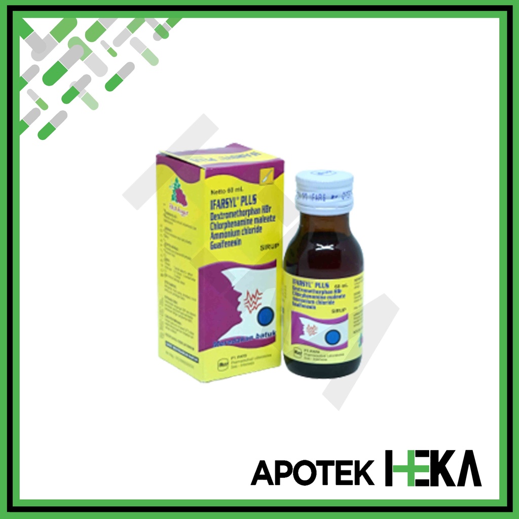 Ifarsyl Plus Sirup Botol 60 ml - Obat SIrup Batuk Alergi (SEMARANG)