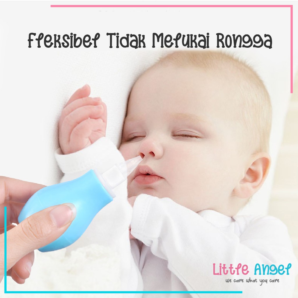 PEMBERSIH HIDUNG BAYI Alat Penyedot Ingus Anak Silikon Baby Newborn Nose Cleaning Nasal Aspirator