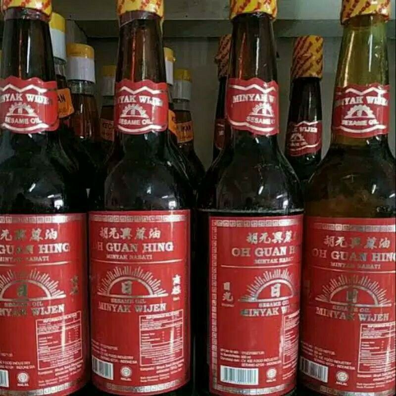 

HALAL MUI MINYAK WIJEN MATAHARI OH GUAN HING ( SESAME OIL ) 600 ml