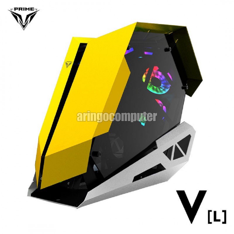 Casing PRIME V (L) BLACK-YELLOW