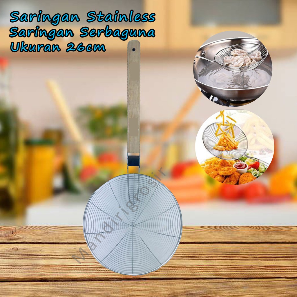 Saringan Stainless *Saringan * Saringan Serbaguna * 26cm