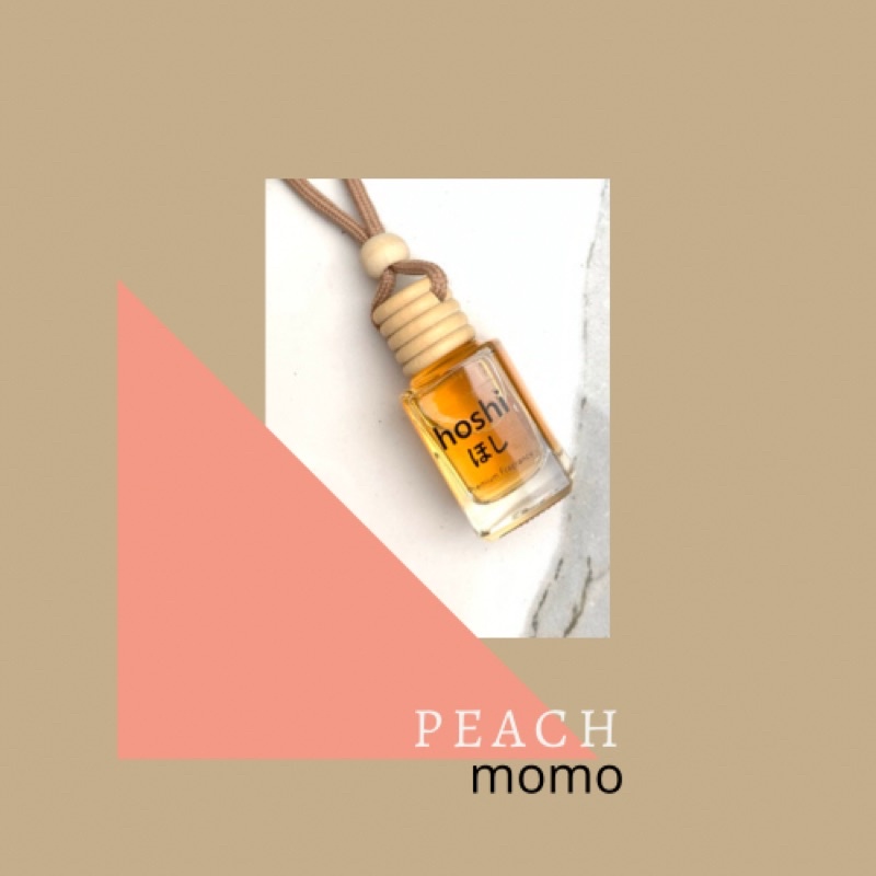 HOSHI - Parfum Mobil, Parfum Ruangan, Parfum Lemari - aroma BUAH PEACH terapi essential oil