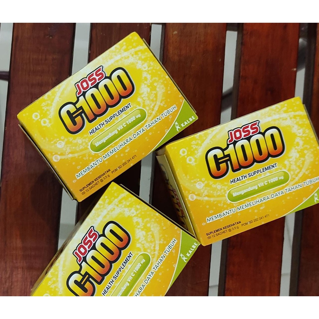 Joss C-1000 1 Sachet / Daya Tahan Tubuh / Serbuk Vitamin C-1000