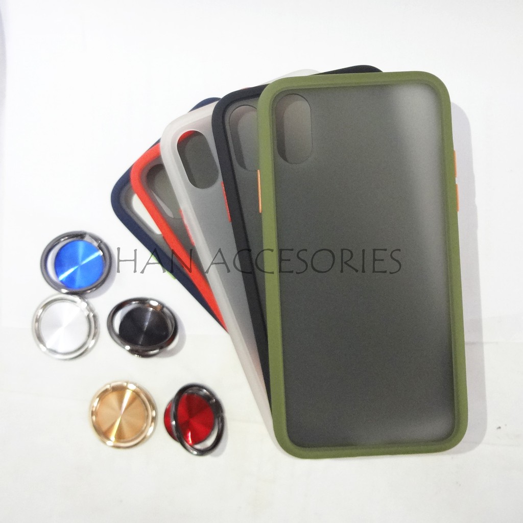 IPhone X/XS Case Fuze Dove / Hardcase / Matte Colour