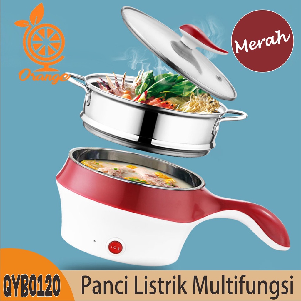 Panci Listrik Frypan Elektrik Multifungsi Bahan Stainless - DuniaRumah88