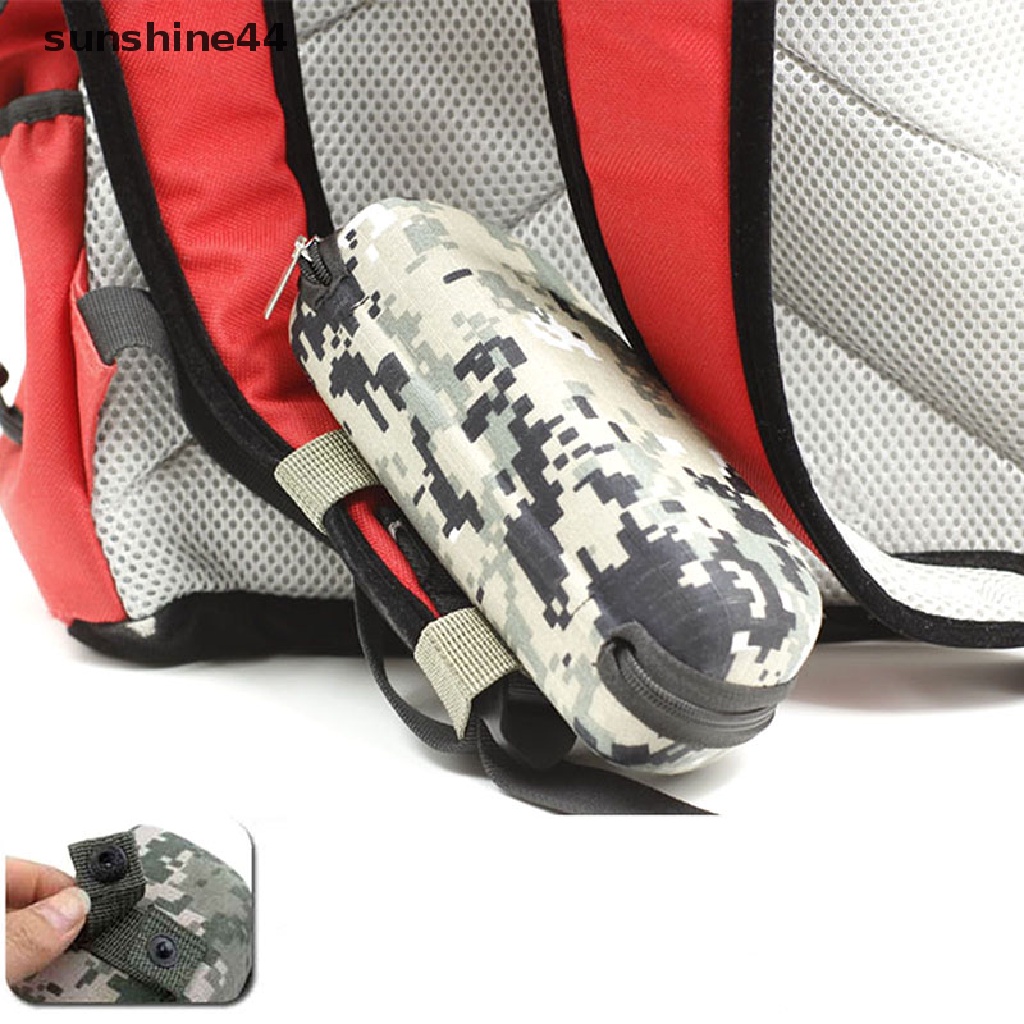 Sunshine Kotak Kacamata Hitam Portable Motif Camo Dengan Resleting Untuk Outdoor