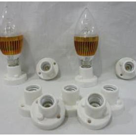 Diskon Meet Fiting Fitting E14 Lampu Hias Plafon / Fiting Lampu Candle Terbaru