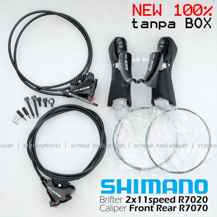 Brifter 105 R7020 Disc Hidrolik 105 R7020 2X11Sp + Caliper 105 R7070