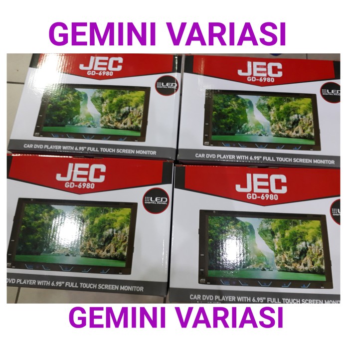 HEADUNIT DOUBLEDIN JEC GD-6980/JEC GD KP B-42 6980