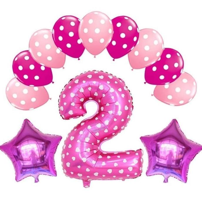 

PAKET DEKOR ULANG TAHUN ANGKA 100 CM/ DEKORASI BDAY PINK