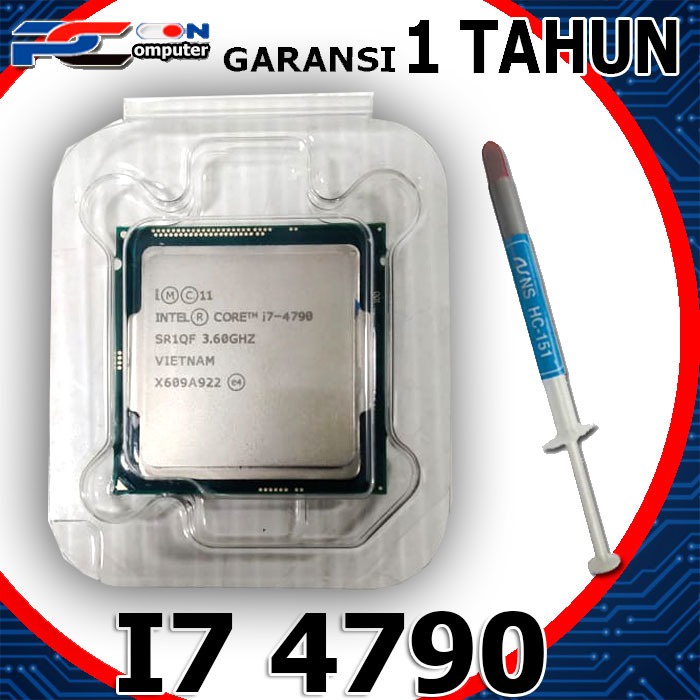 Prosesor Intel Core i7-4790 3,90 GHz Soket LGA 1150