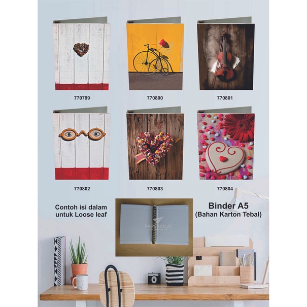 

Binder A5 / Binder Note A5 / Love / Set 2988