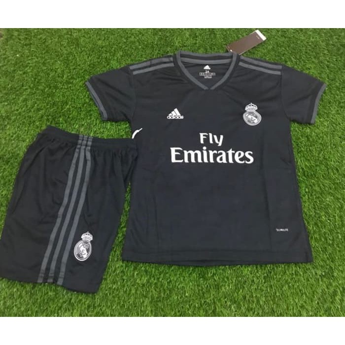 JERSEY BAJU BOLA ANAK / KIDS REAL MADRID AWAY 2018/19 GRADE ORI
