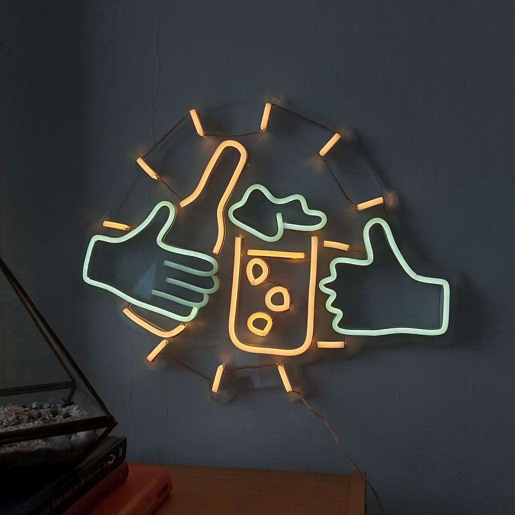 NEON LED BENTUK BOTOL BEER / NEON BENTUK BEER / NEON GAMBAR BOTOL