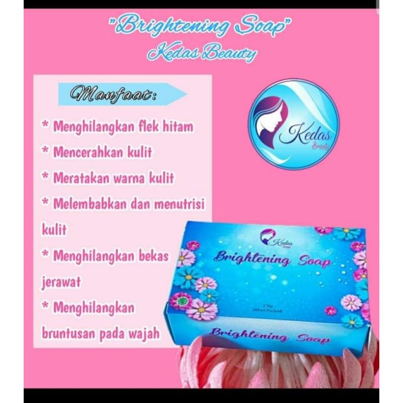 Sabun Kedas beauty Pemutih Muka Perawatan Kecantikan Badan dan Wajah BPOM ORIGINAL-4