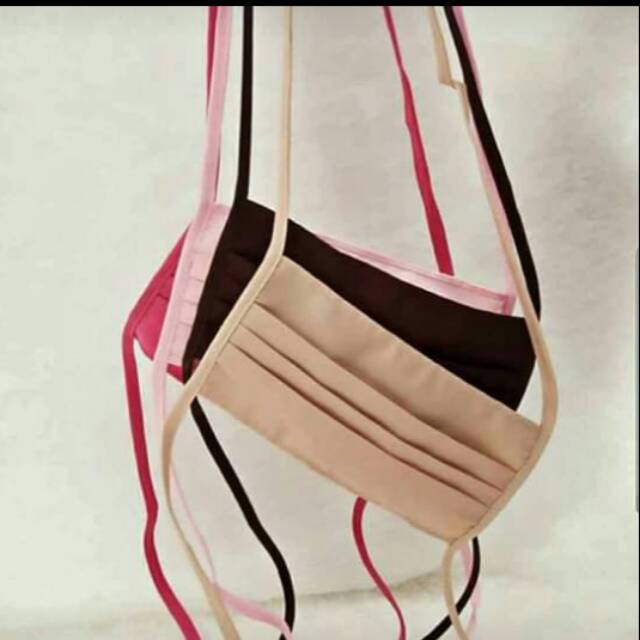 Masker hijab tali & hijab jilbab kerudung