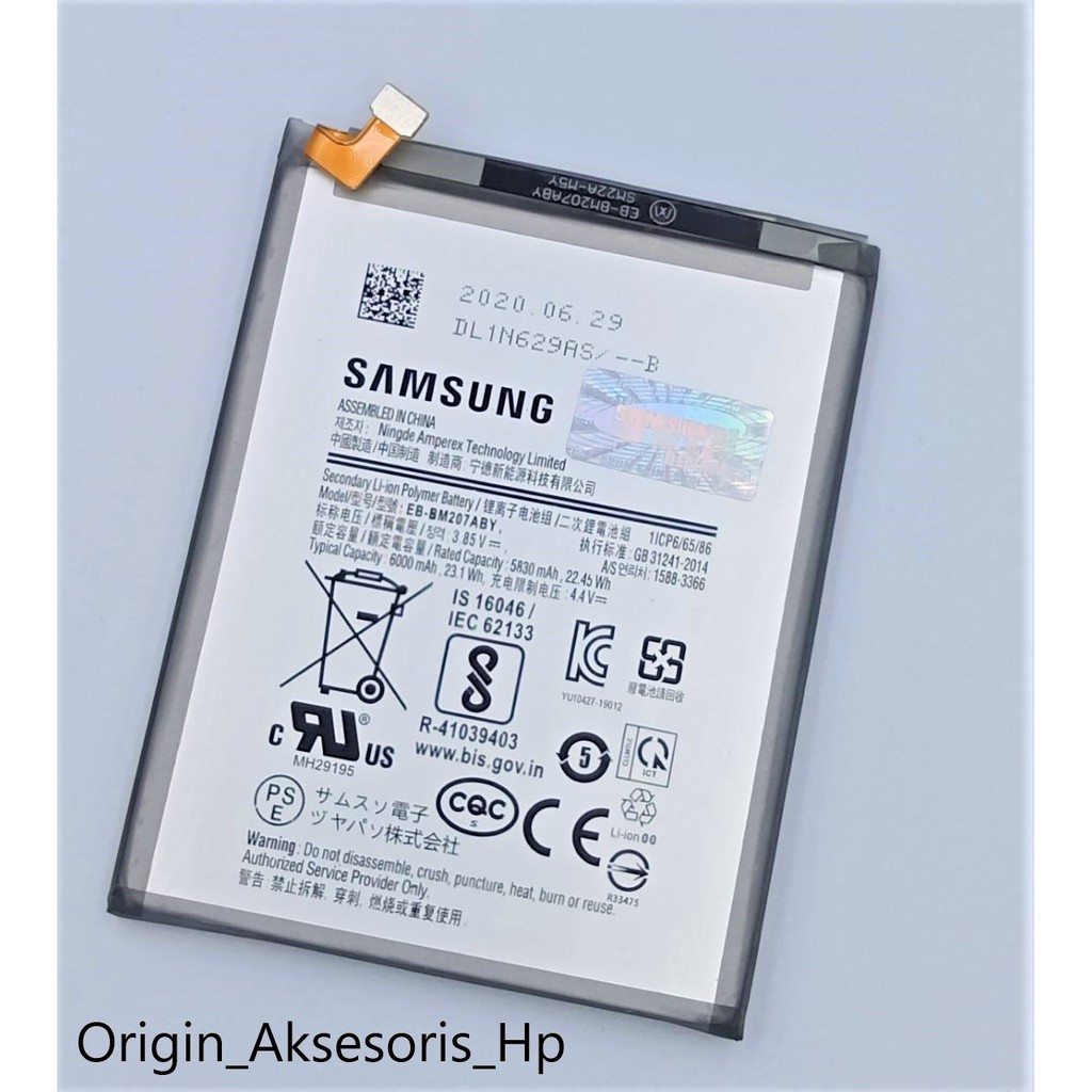 Origin - Baterai Samsung Galaxy M30S EB-BM207ABY Original SEIN 100% dc88
