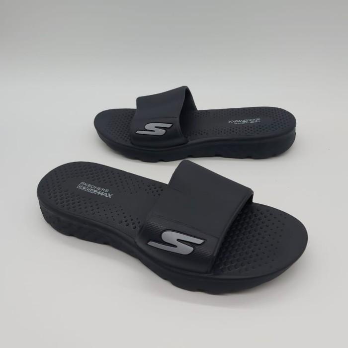 Sandal Pria Skechers Sketchers Skecher Skechers Gogamax Slide Man Restock