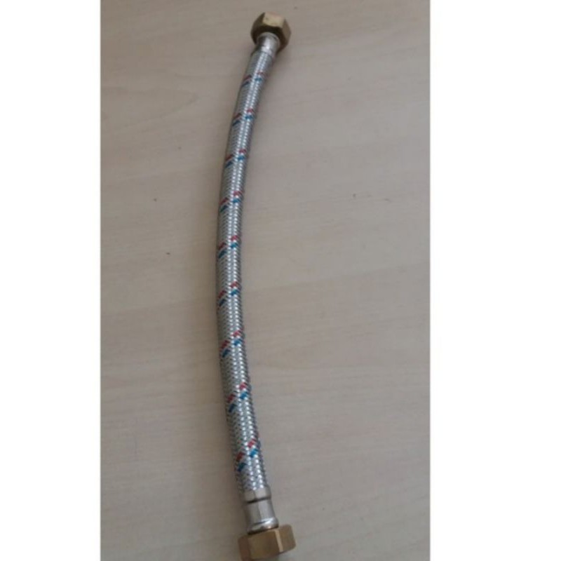 SELANG FLEKSIBEL ANYAM TERSEDIA 2 UKURAN/SELANG SHOWER BIDET/SELANG WC TOILET KAMAR MANDI/SHOWER BIDET/SELANG FLEKSIBEL FLEXIBLE FLEXIBEL STAINLESS ANYAM KUNINGAN BERKUALITAS/SELANG AIR WASHTAFEL