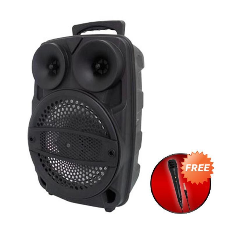 SPEAKER MULTIMEDIA SIMBADDA CST 838N (KARAOKE) SUBWOOFER MUSIC PLAYER FREE MIC