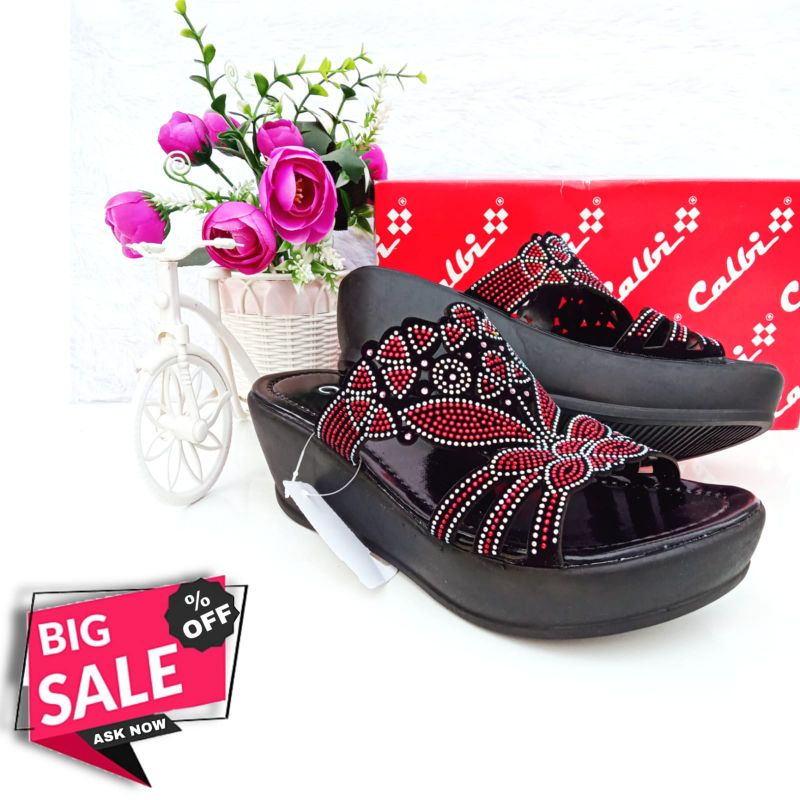 Sandal Wanita Terbaru  Sandal Wanita Wedges Sandal wanita sandal Calbi