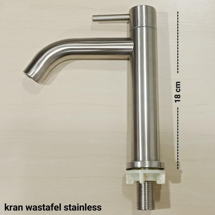 Kran Wastafel Bambu Pendek Stainless SUS304 Doff ORIGINAL stainless keran cuci tangan