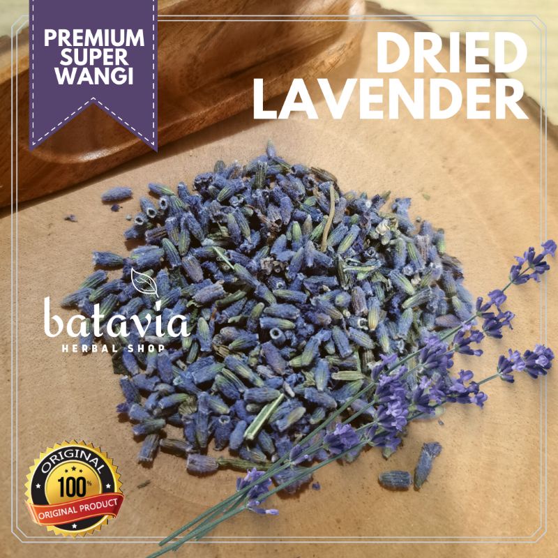 

Teh Bunga Lavender Wangi Premium Dried Lavender Tea 10gr Herbs Time