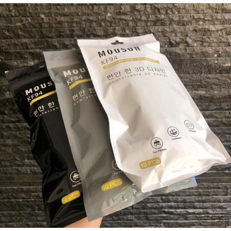 Masker Korea KF94 Mouson Best Seller 5ply 10pcs