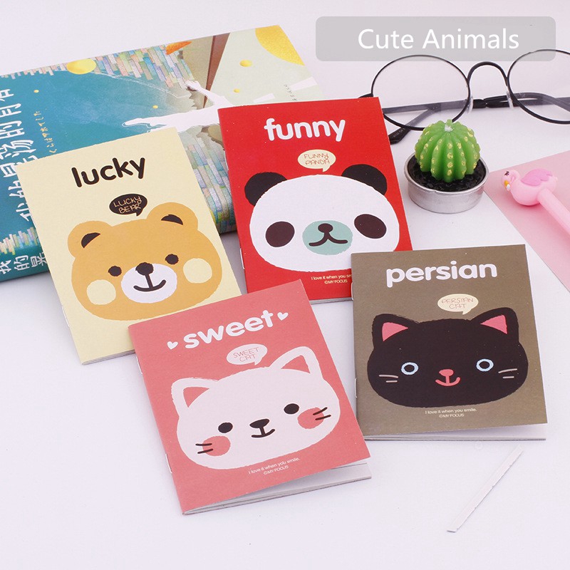 Mini Notebook Kartun Tickler Notepad Diary Siswa Memo Catatan Kantor Wordo