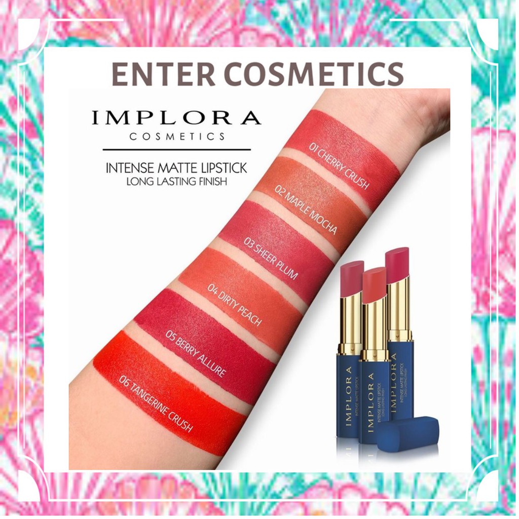 IMPLORA INTENSE MATTE LIPSTICK LONG LASTING FINISH