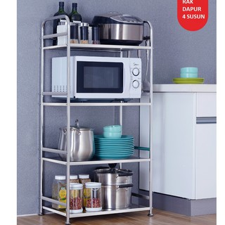 ES Rak Meja Rak Lantai Rak stainless steel Rak Alat Dapur ES Rak Meja Rak Lantai Rak stainless steel Rak Alat Dapur