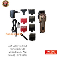 Alat Cukur Rambut Kemei KM-2618 Mesin Cukur / Alat Potong Hair Clipper