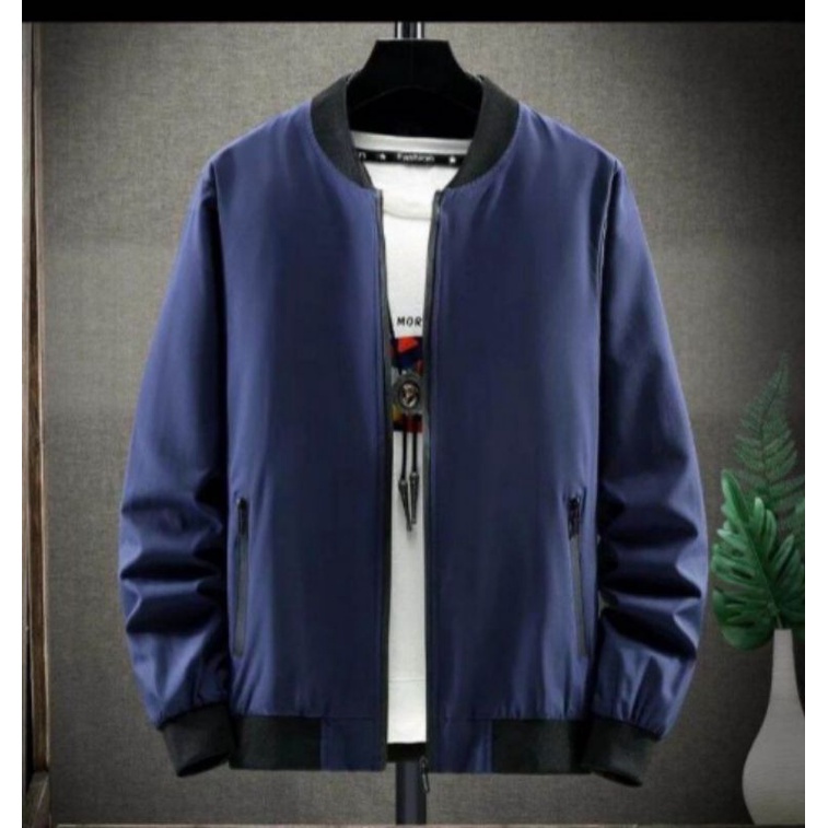 jaket pria IKC 002 garut/jaket keren/jaket bomber pria minimalis/jaket elegan