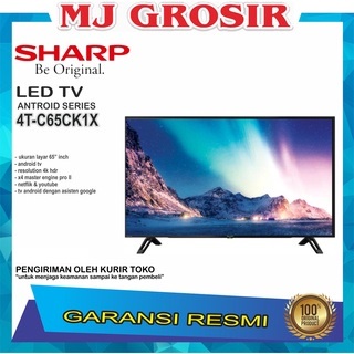 PROMO LED TV SHARP 65 CK 65CK1X 65 INCH USB MOVIE UHD 4K ANDROID TV