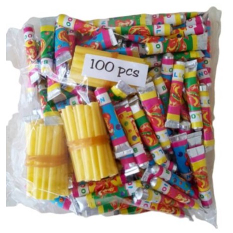100 pcs Balon Tiup / Plembungan Merk 777 mainan jadul 90an