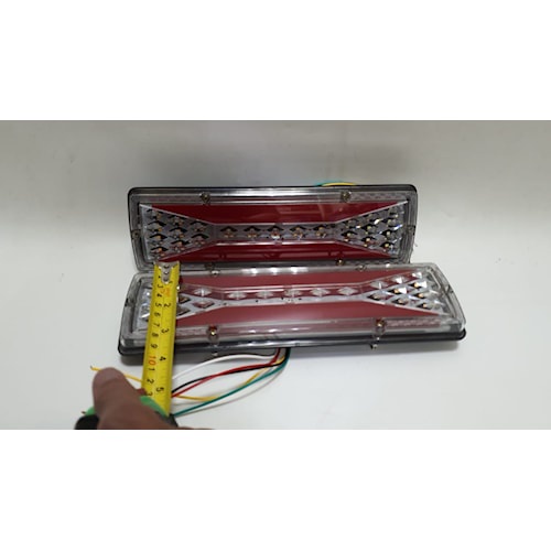Stoplamp ST-1226 12/24 Volt 30 cm Aksesoris Variasi Mobil Truk Truck Mobil Besar Mitsubishi Hino Tata Volvo UD Toyota Isuzu Kipas Dan Lain Lain Universal