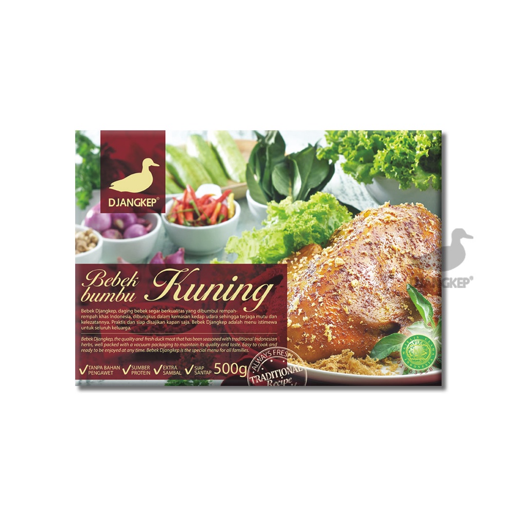 

Djangkep - Bebek Ungkep Bumbu Kuning Siap Saji | 1 ekor | Vakum tahan lama | Halal