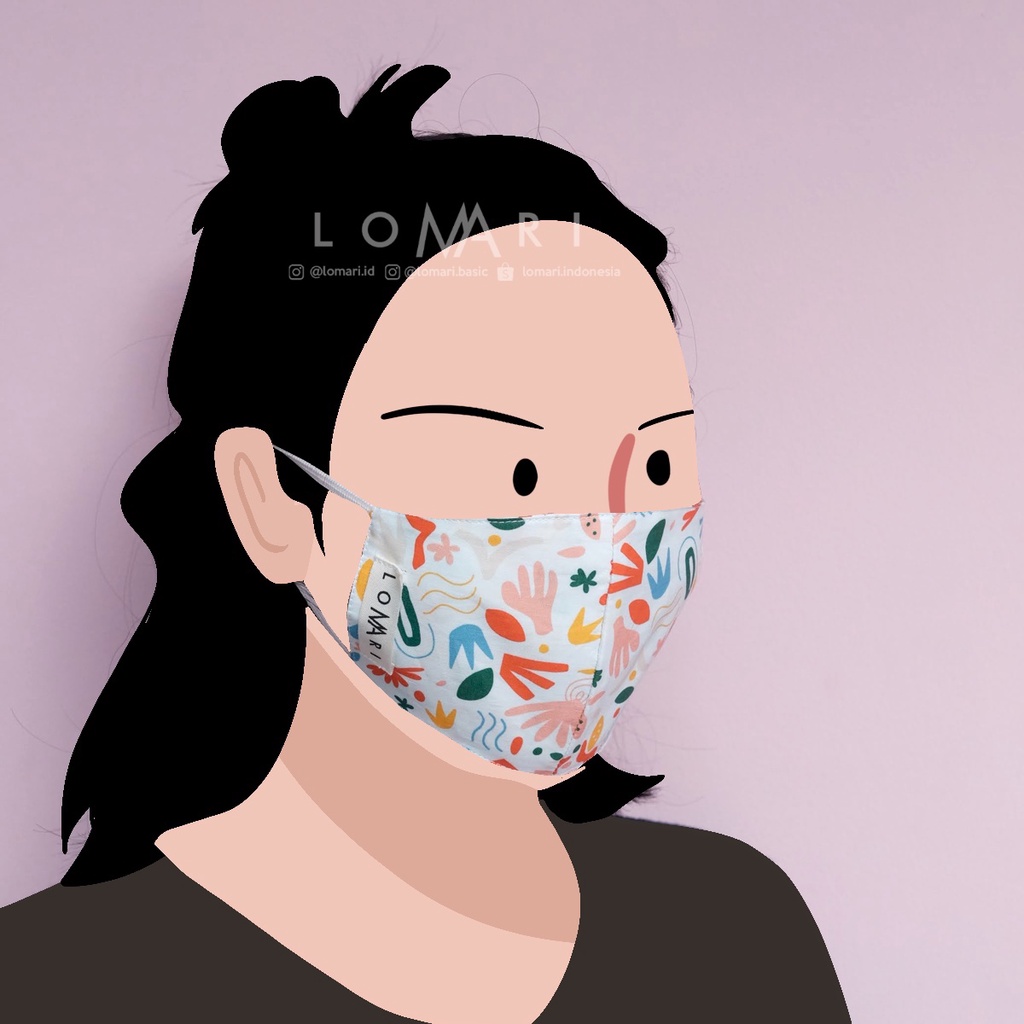 DAISY SERIES (Masker Kain Exclusive by Lomari)