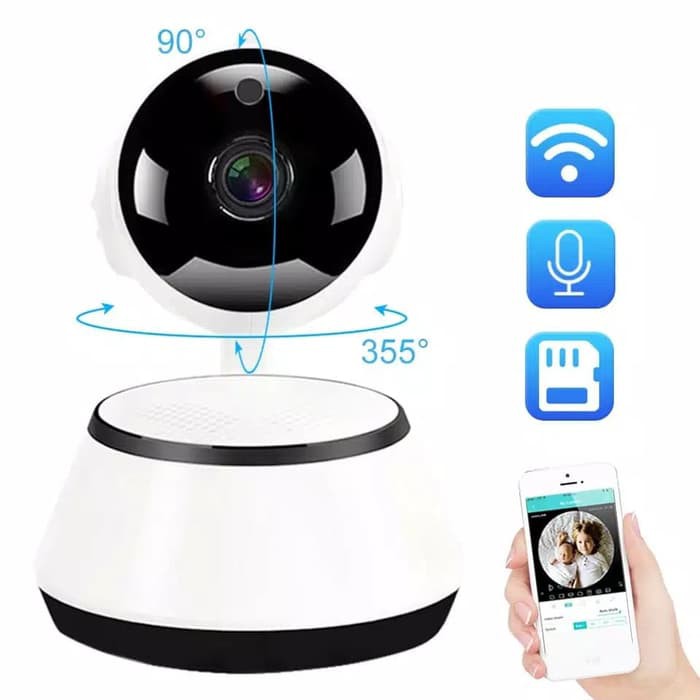 Smart IP Camera V380 HD720P Wireless Mini IPCAM CCTV